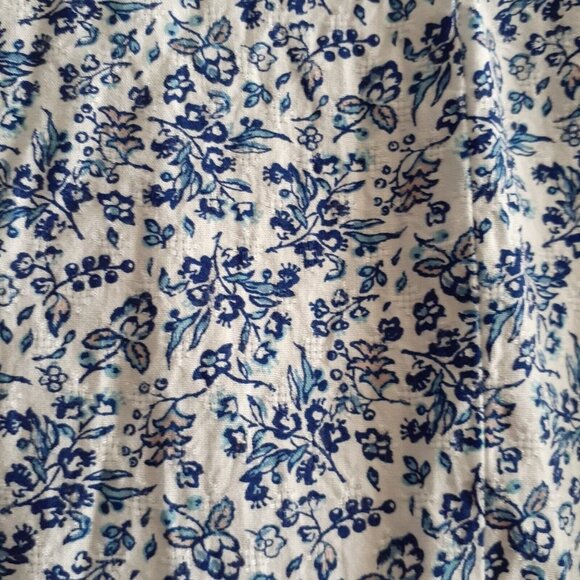 Coastal Cowgirl Boho Universal Thread Ruffled Cottagecore Floral Pockets Maxi S - Picture 2 of 11